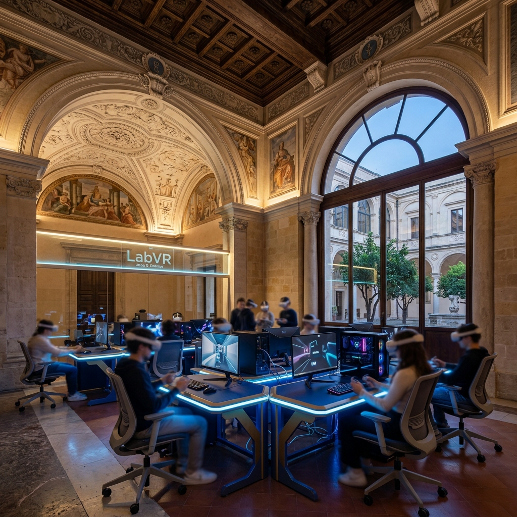 Futuristic VR Lab
