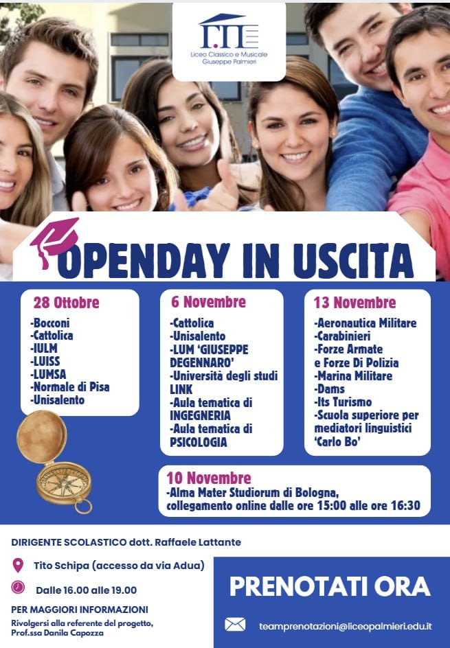 Open Day in Uscita